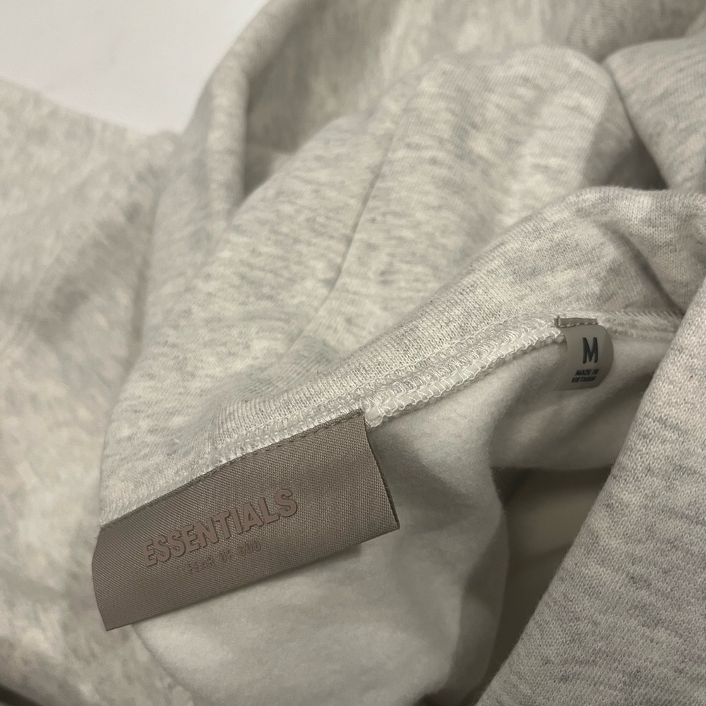 Fear of God Essentials Hoodies light heather gray M L - Picture 5 of 7